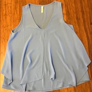 Tyche periwinkle blouse